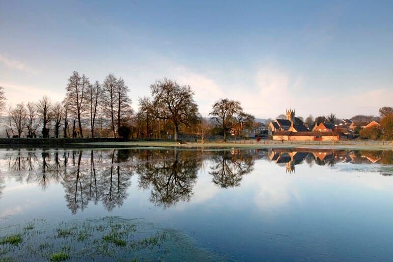 Winter floods Great Wishford